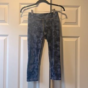 Athleta Girl Blue Print Leggings